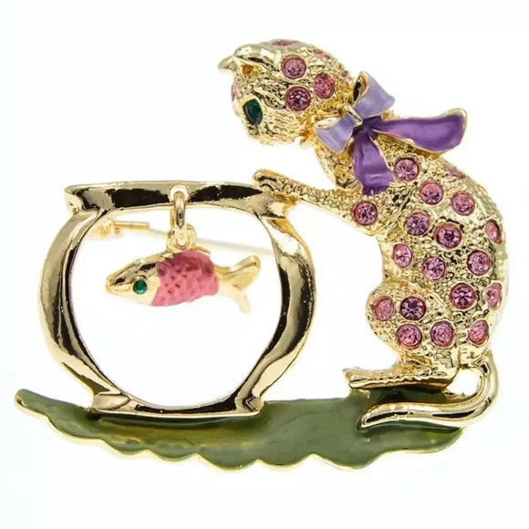 VQ Cat Brooch - Picture 4 of 7